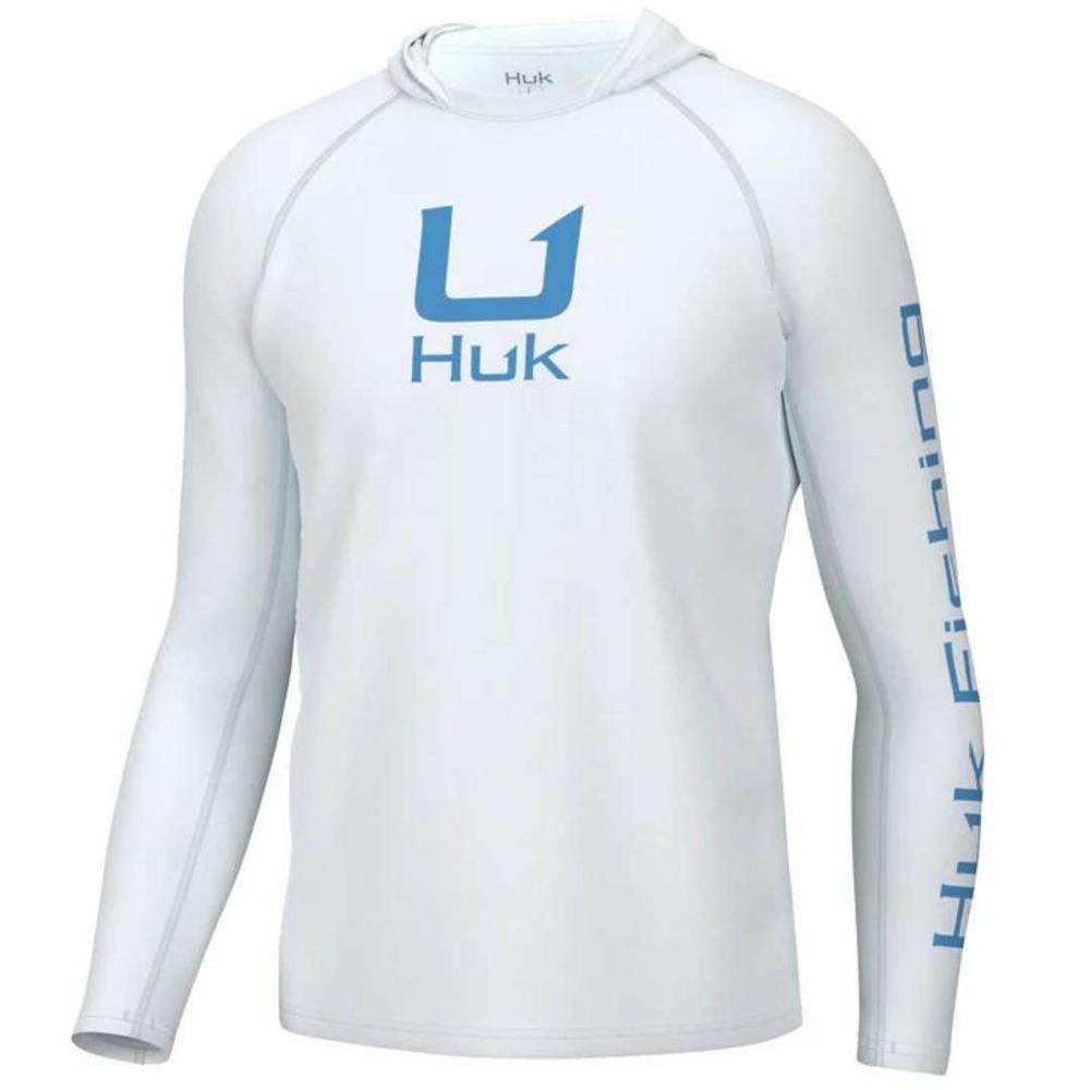 Huk Men's Icon Performance Hoodie WHITE