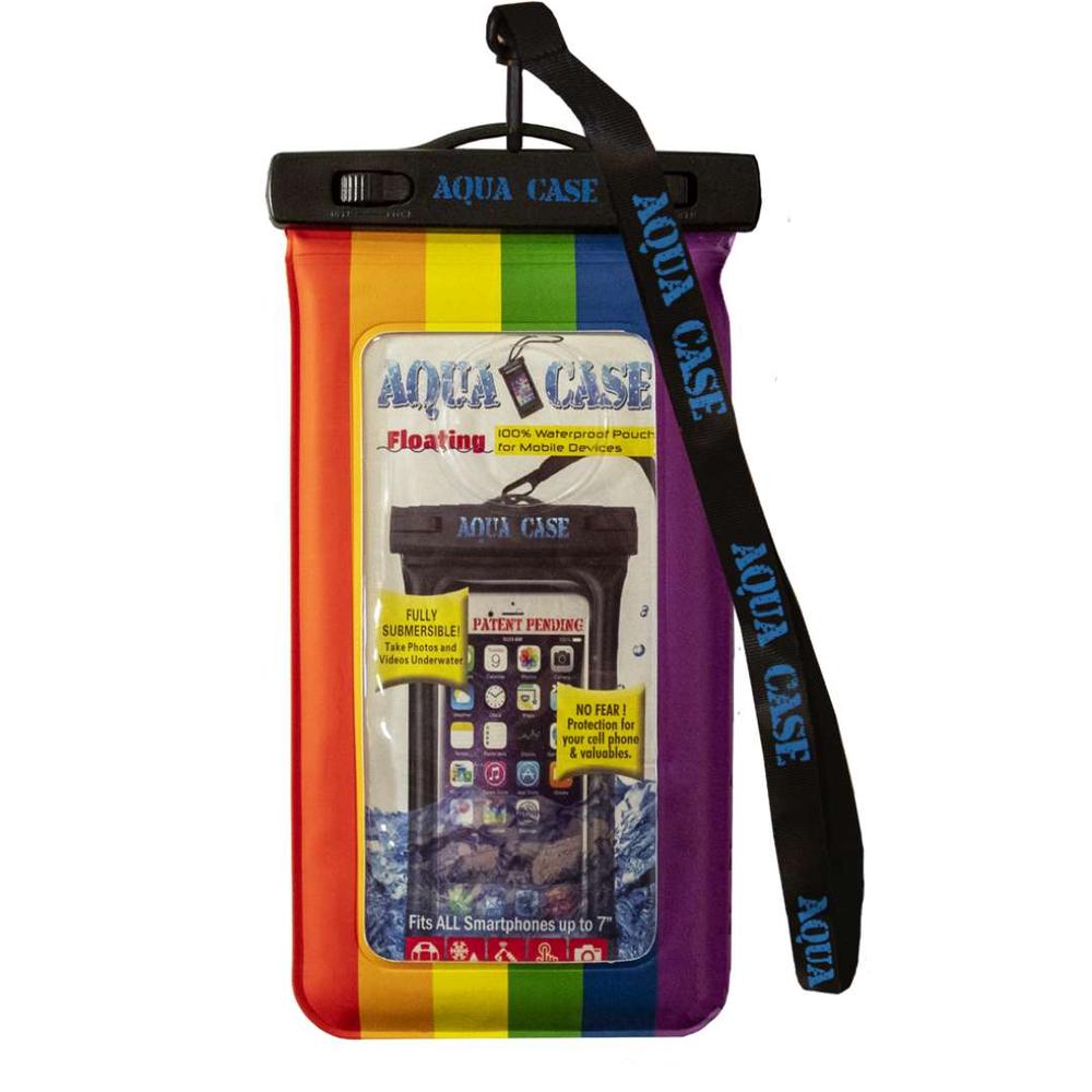 Aqua Case Floating Waterproof Phone Case Regular Size RAINBOW