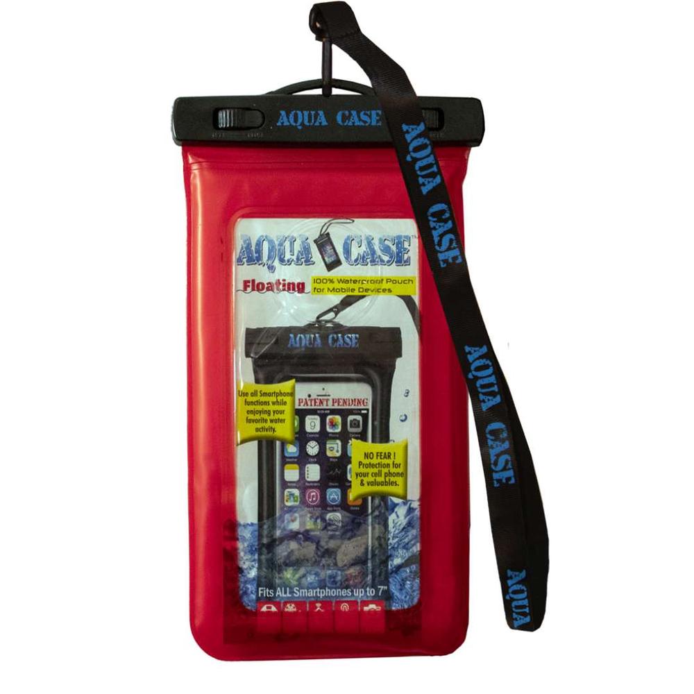 Aqua Case Floating Waterproof Phone Case Regular Size RED