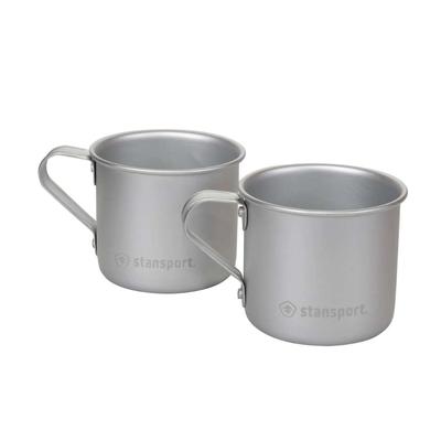 Stansport Aluminum Drinking Cups - 2 Per Package