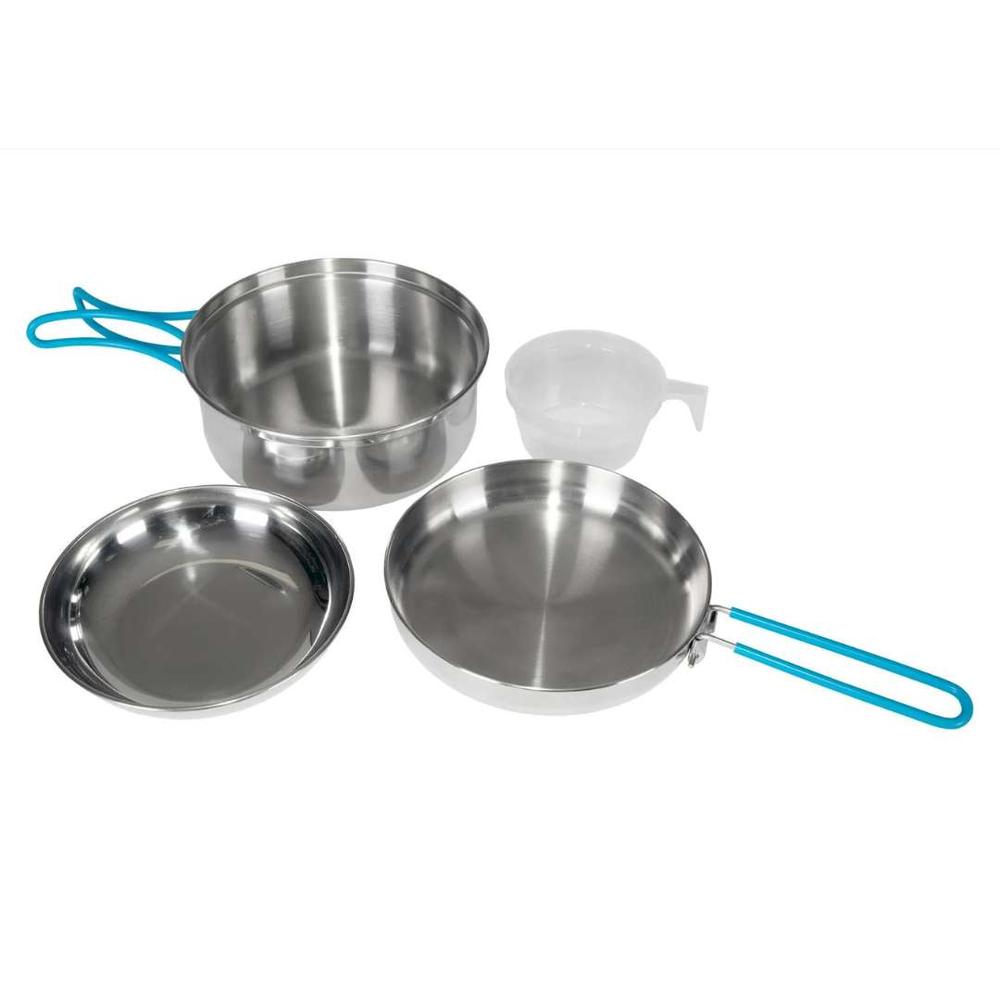  Stansport One Person Stainless Steel Cook Set