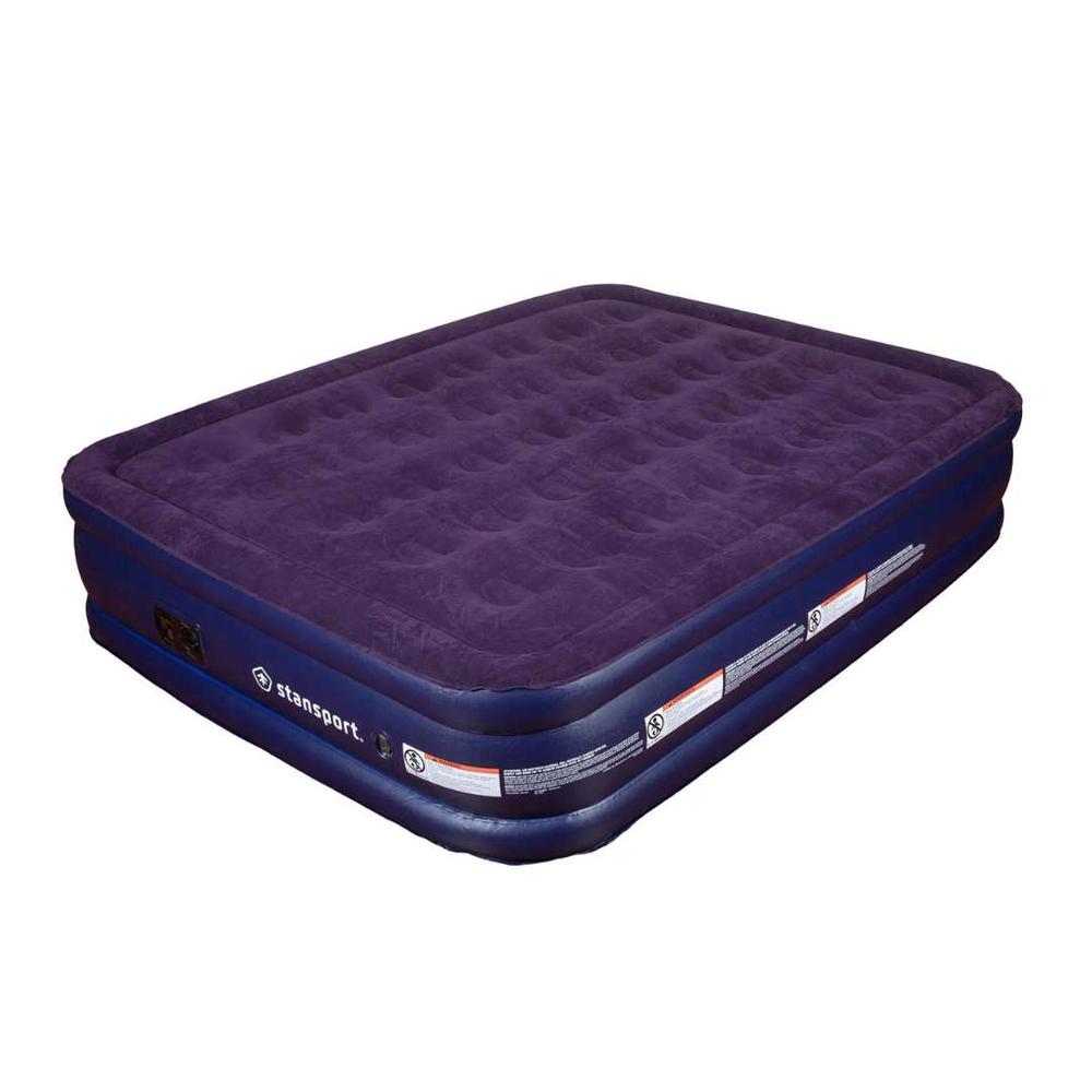  Stansport Double High Queen Air Bed W/Pump 80 