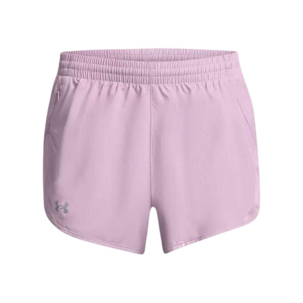 Under Armour 24 Women's UA Fly-By 3 Shorts PURPLEACEPURPLEACEREFLECTIVE