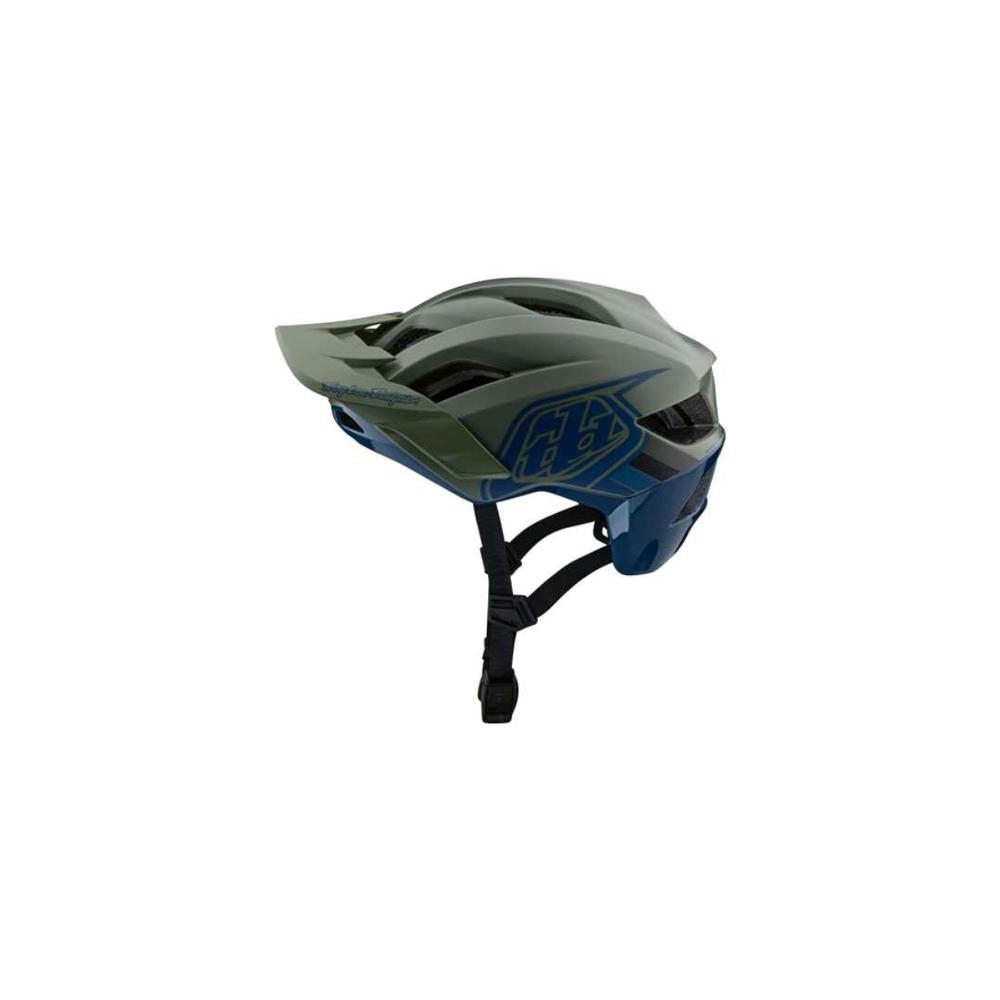 Troylee Designs 24 Flowline SE Helmet BADGEOLIVEINDIGO