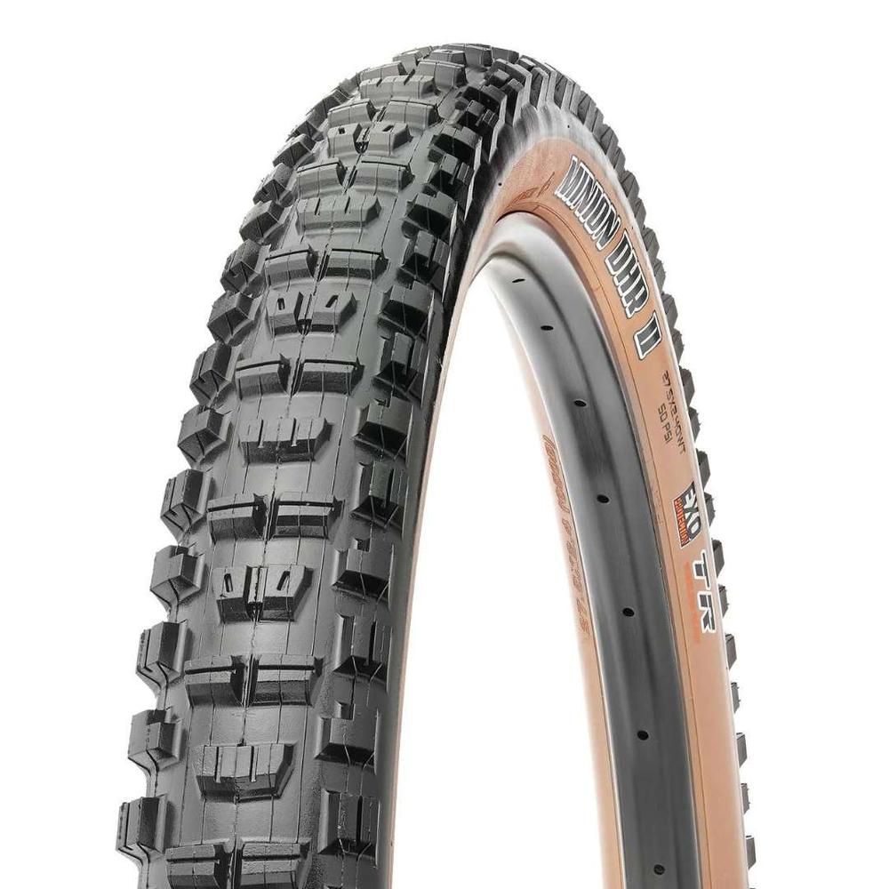 Maxxis Minion DHR II Tire - 29 x 2.6, Tubeless Folding Black/Dark Tan DKTAN