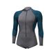 O'neill Wetsuits 24 Women's Blueprint 2mm Front Zip Long Sleeve Surf Suit GRAPH/BLUHAZE