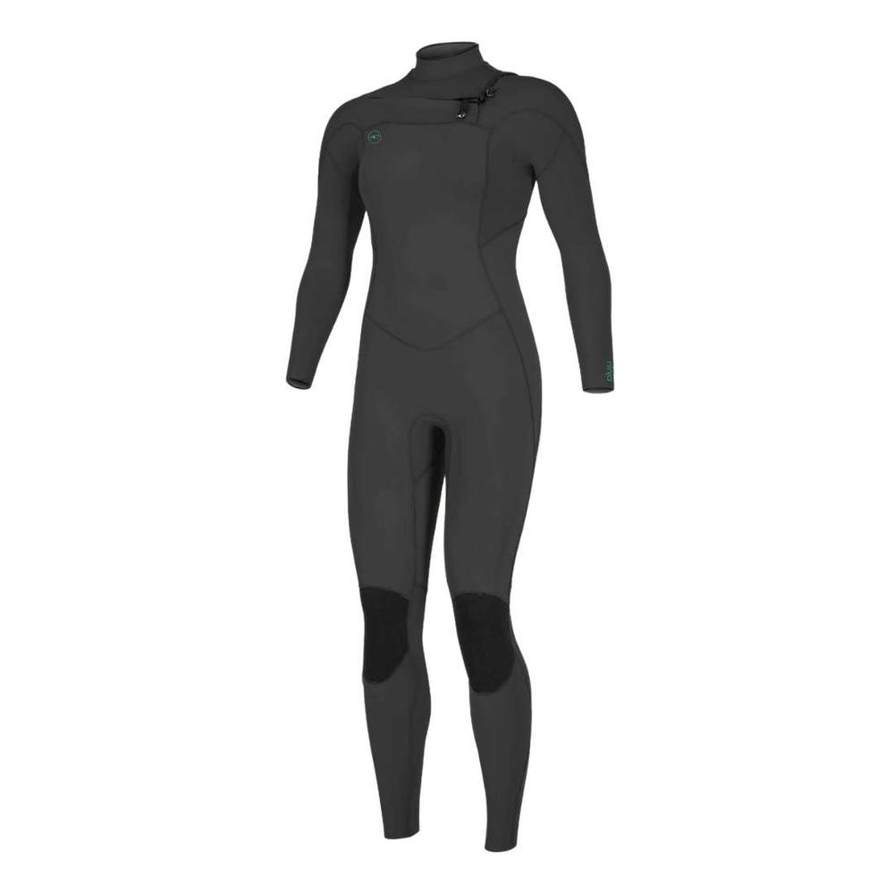 O'neill Wetsuits 24 Women's Ninja 3/2mm Chest Zip Full BLK/BLK