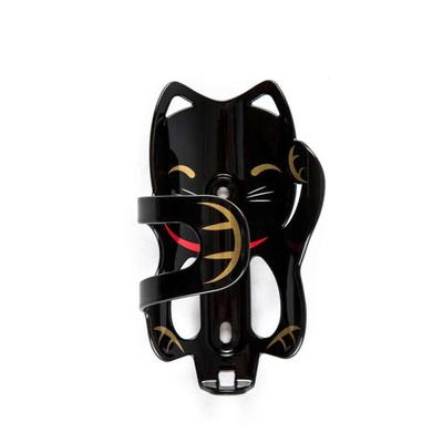 PDW Lucky Cat Water Bottle Cage - Black Cat