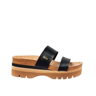 Reef Women's Cushion Vista Higher Black Sandal