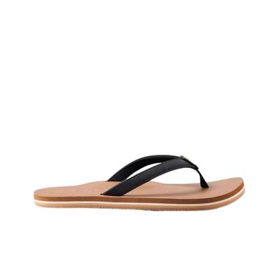 Reef Men's Solana Black/Tan Flip Flops