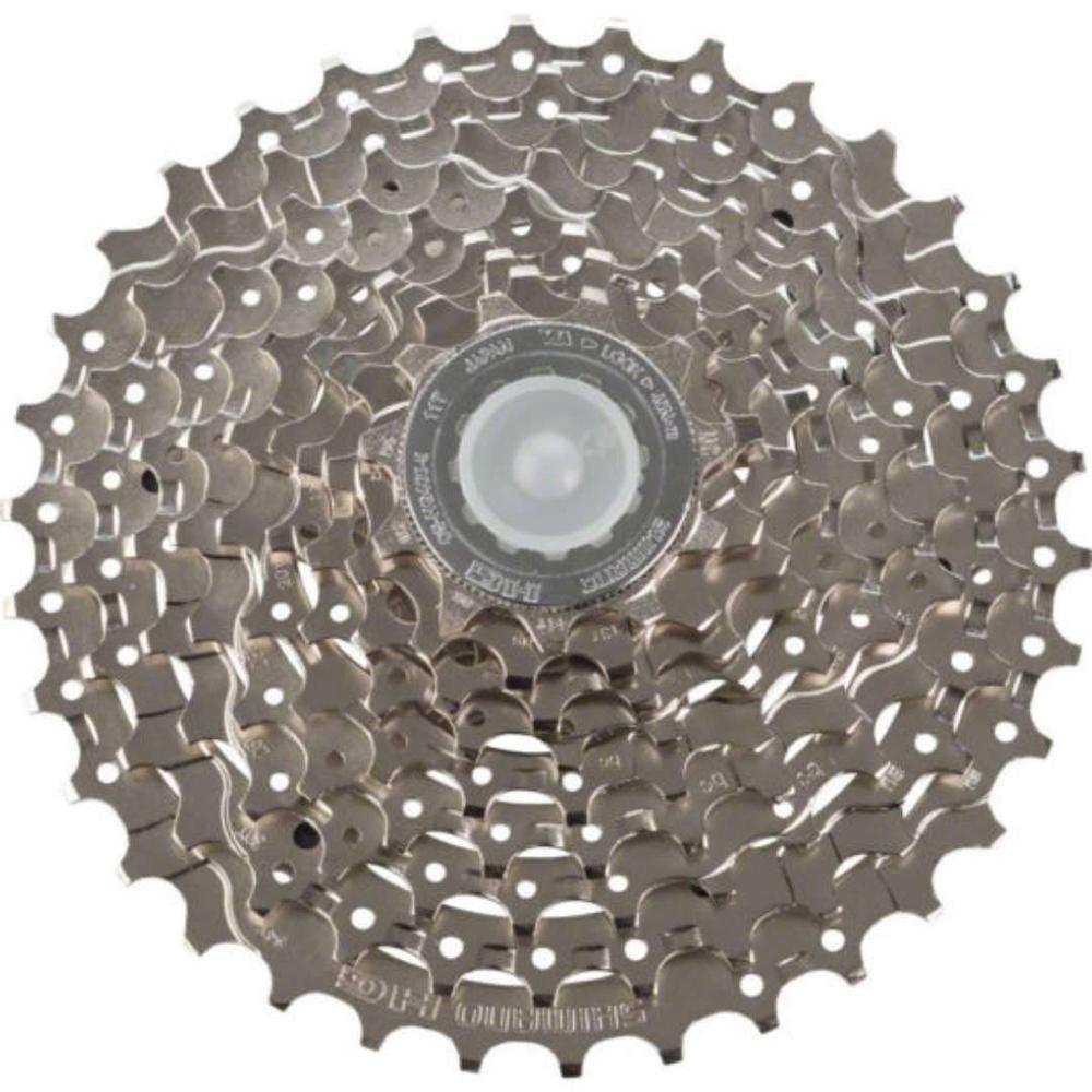  Shimano 24 Alivio Cs- Hg400, Cassette - 9 Speed, 11- 34t, Silver, Nickle Plated