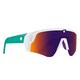 SPY Monolith Speed Polarized Sunglasses MATTEWHITETEALHAPPYGRAYGREENDARKPURPLEM