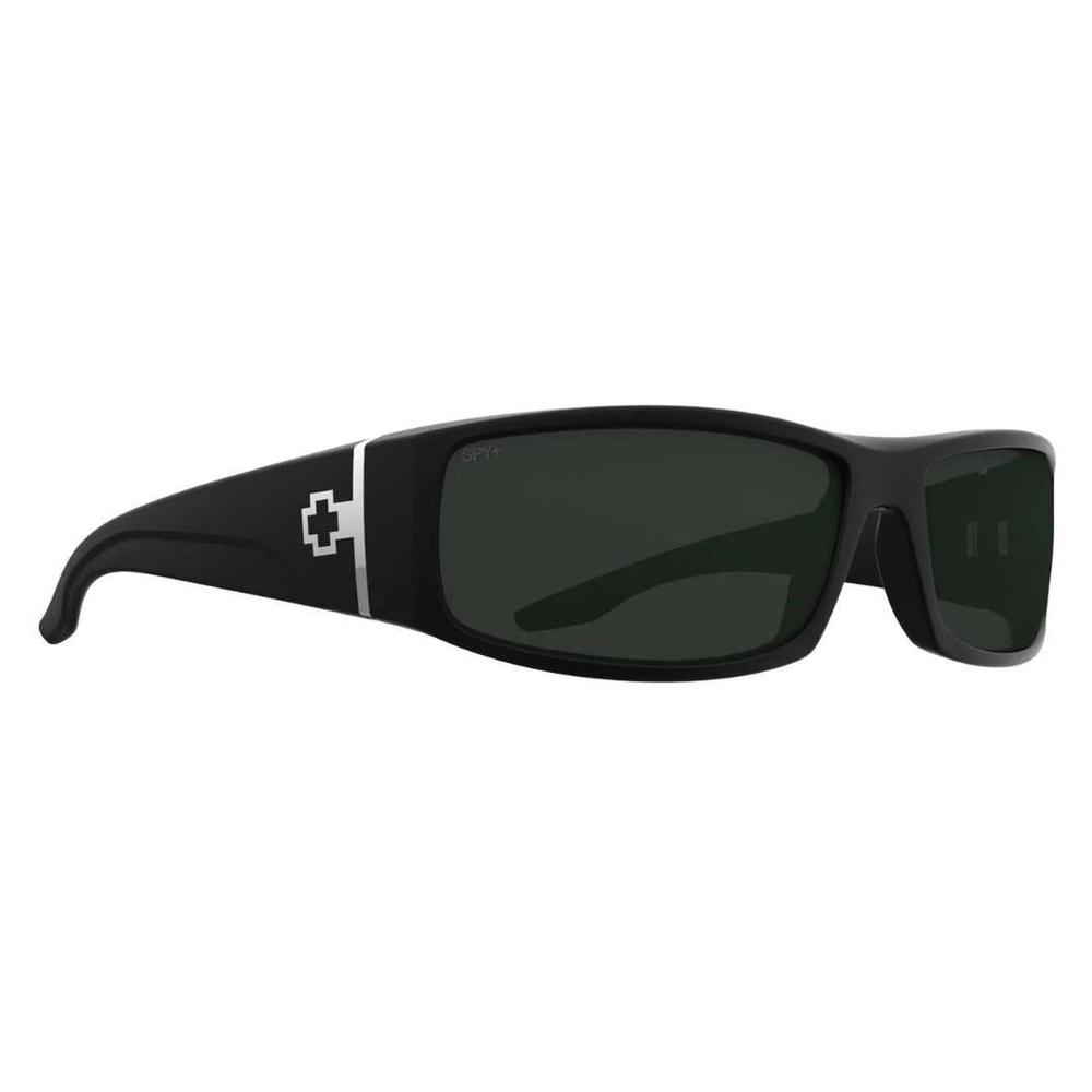 Spy 24 Cooper Sunglasses MATTEBLACKHAPPYGRAYGREEN