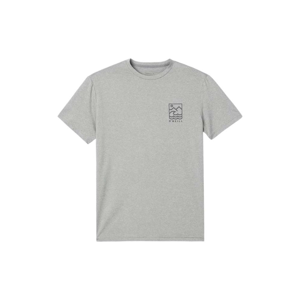 O'Neill Men's Trvlr UPF Staple Active Tee HEATHERGREY