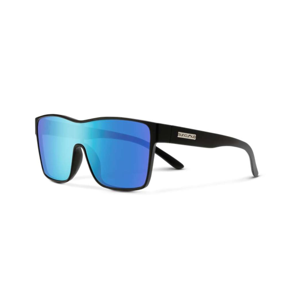 Suncloud 24 BIFF Sunglasses MATTEBLACKPOLARIZEDBLUEMIRROR