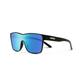 Suncloud 24 BIFF Sunglasses MATTEBLACKPOLARIZEDBLUEMIRROR