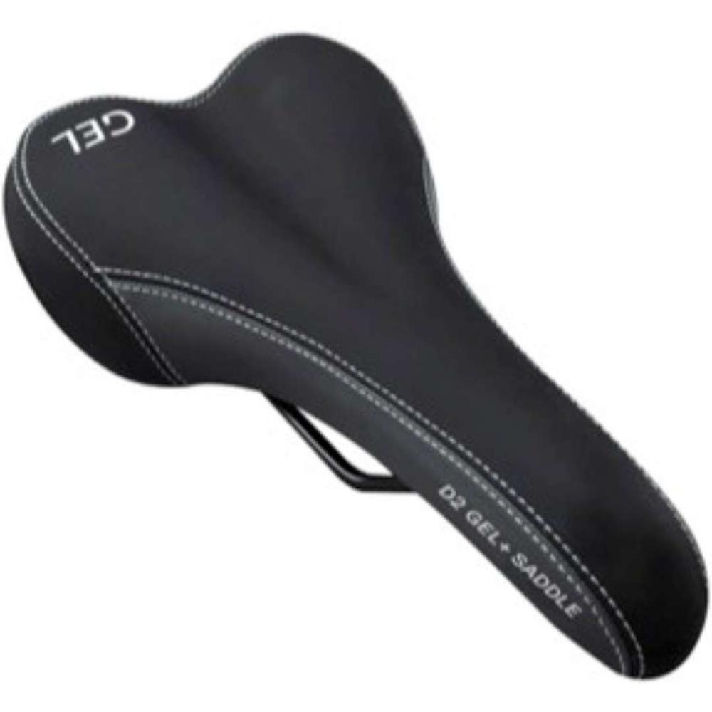  Delta D2 Comfort Gel Saddle - Steel Black