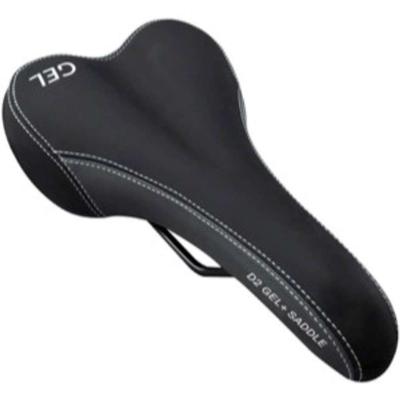 Delta D2 Comfort Gel Saddle - Steel Black