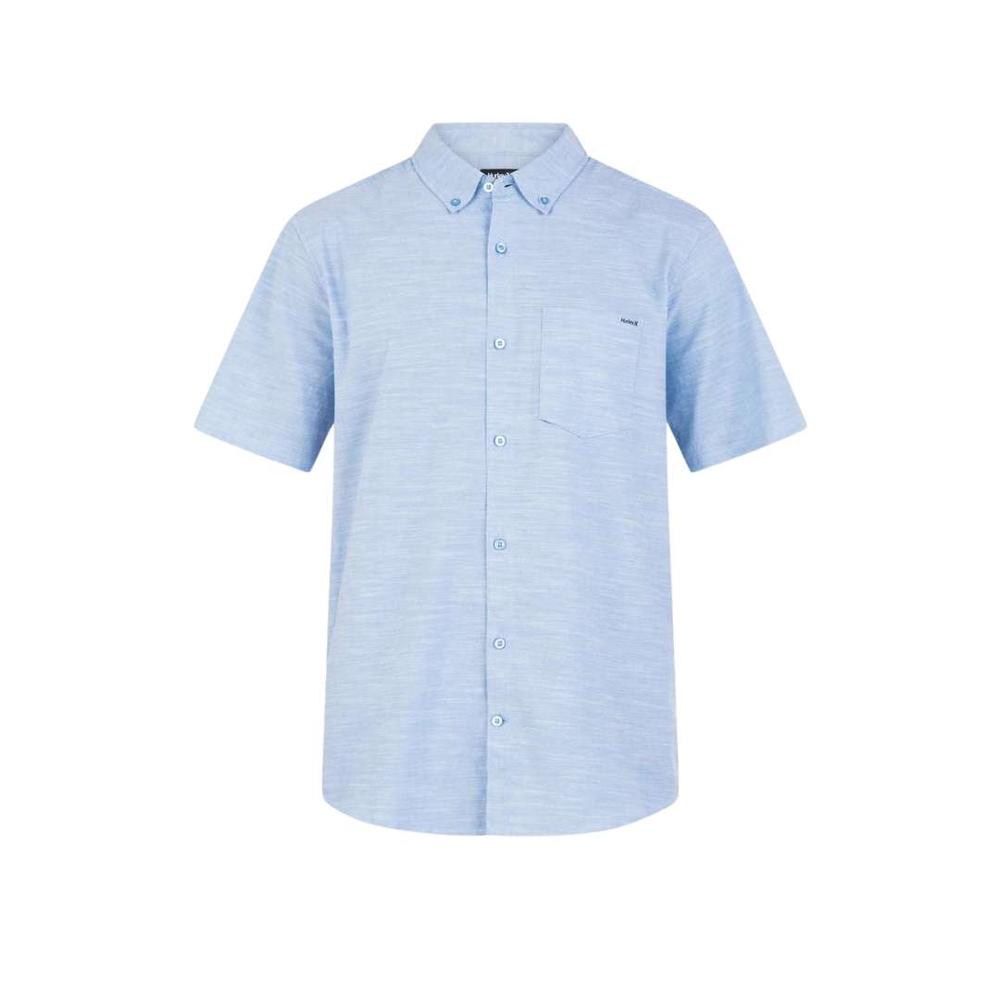 Hurley 24 One and Only Stretch Short Sleeve BLUEOXFORD