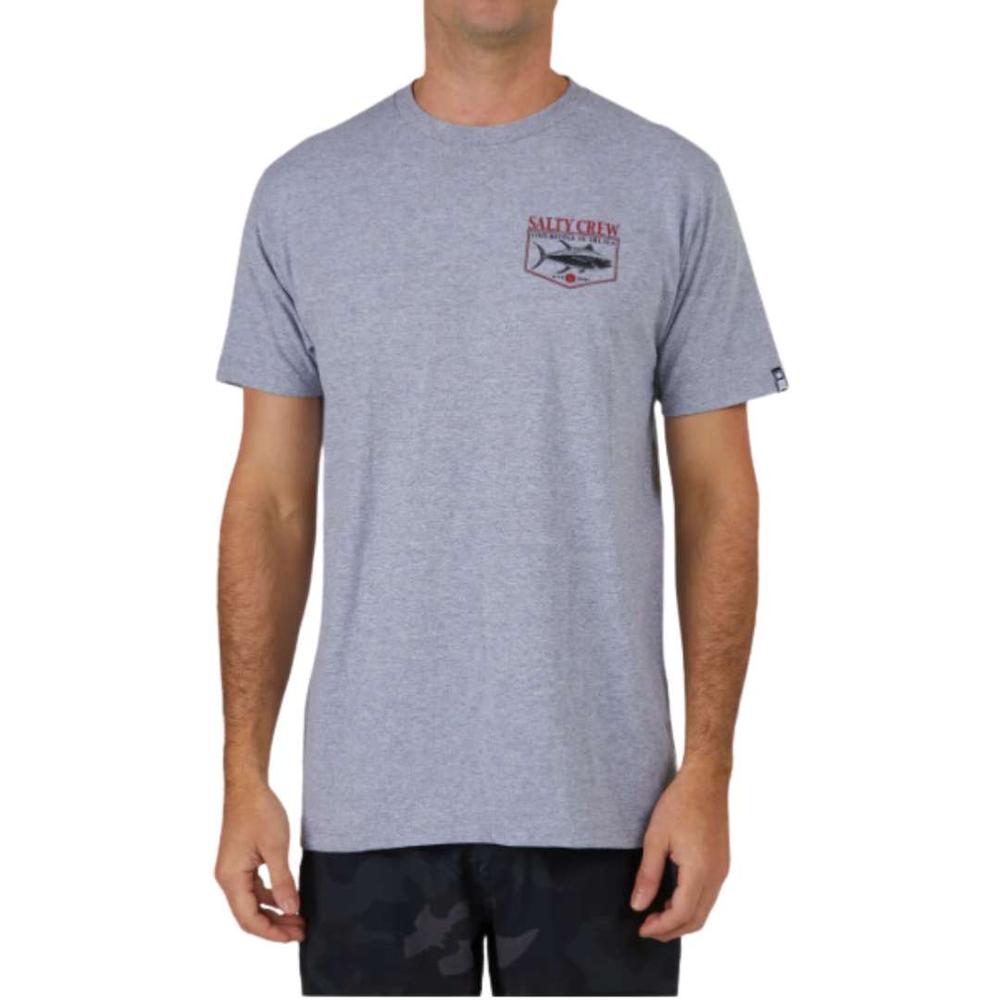 Salty Crew Angler Classic Short Sleeve Tee ATHLETICHEATHER