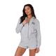 Salty Crew Women's Cruisin Crop Front Zip Hoody ATHLETICHEATHER