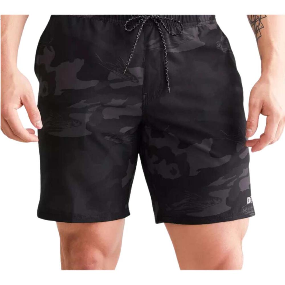 Salty Crew Men's Lowtide Elastic Boardshort BLACKCAMO