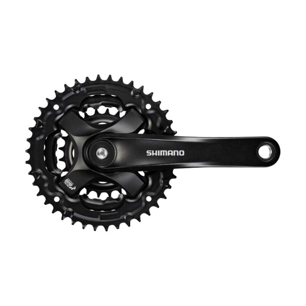 Shimano Tourney TY501 6/7/8 Speed 170MM 28/38/48T Square Crankset w/ Chainguard BLK