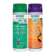 Nikwax Hardshell DuoPack Fabric Cleaner and Water Repellant