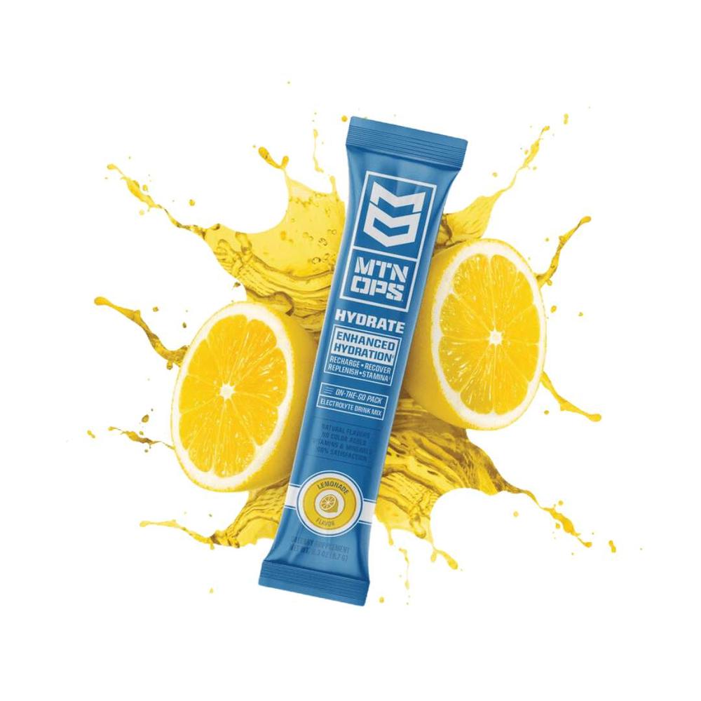 Mountain Ops 24 Hydrate - Single Serve LEMONADE