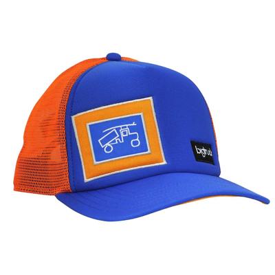 BigTruck Original Kids Surf Trucker Hat - Blue/Orange