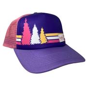 BigTruck Original Kids Trucker Hat - Purple Pines