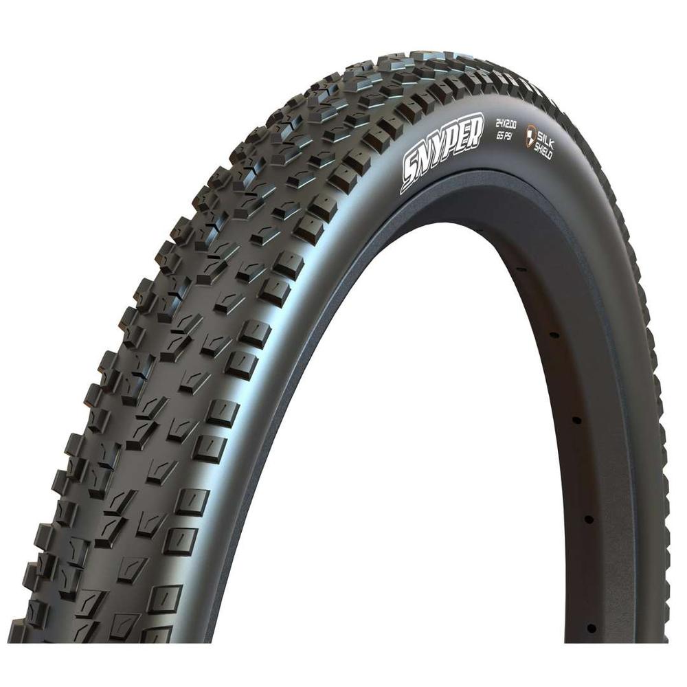  Maxxis Snyper Tire - 24 X 2, Clincher, Folding, Black, Dual, Silkshield