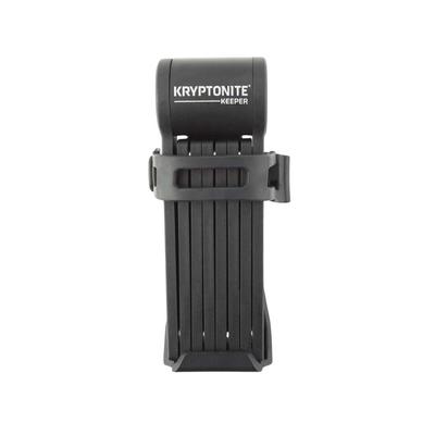 Kryptonite 24 Keeper Mini Folding Lock - Includes Bracket, Black