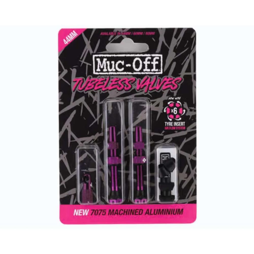  Muc- Off V2 Tubeless Valve Kit - Purple, 44mm (Pair)