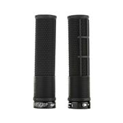 DMR 24 Death Grip Flangeless Grips - Thick, Lock-On, Black