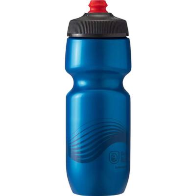 Polar Bottles Breakaway Wave Water Bottle - 24oz Deep Blue/Charcoal