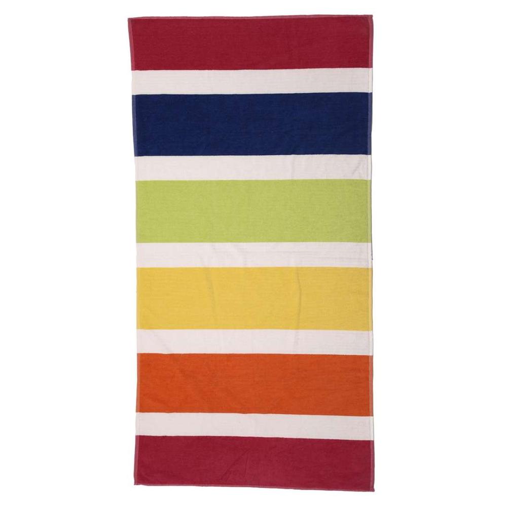  Wilcor Beach Towel Heavy Velour Stripe