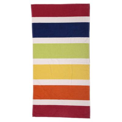 Wilcor Beach Towel Heavy Velour Stripe