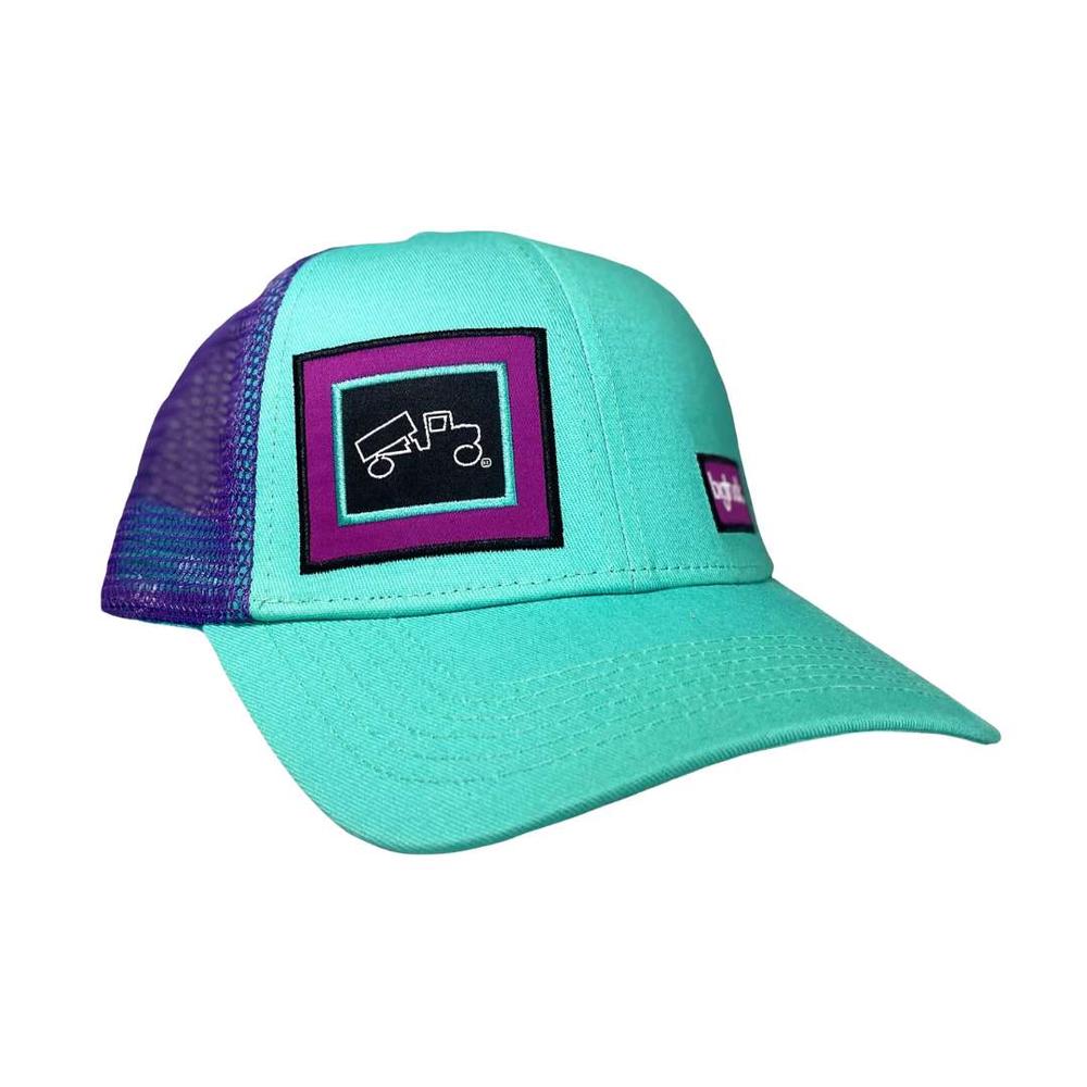  Big Truck Classic Trucker Hat - Mint Purple