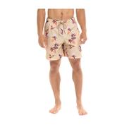 Eidon I'm Leafing Swim Trunks - Chalk