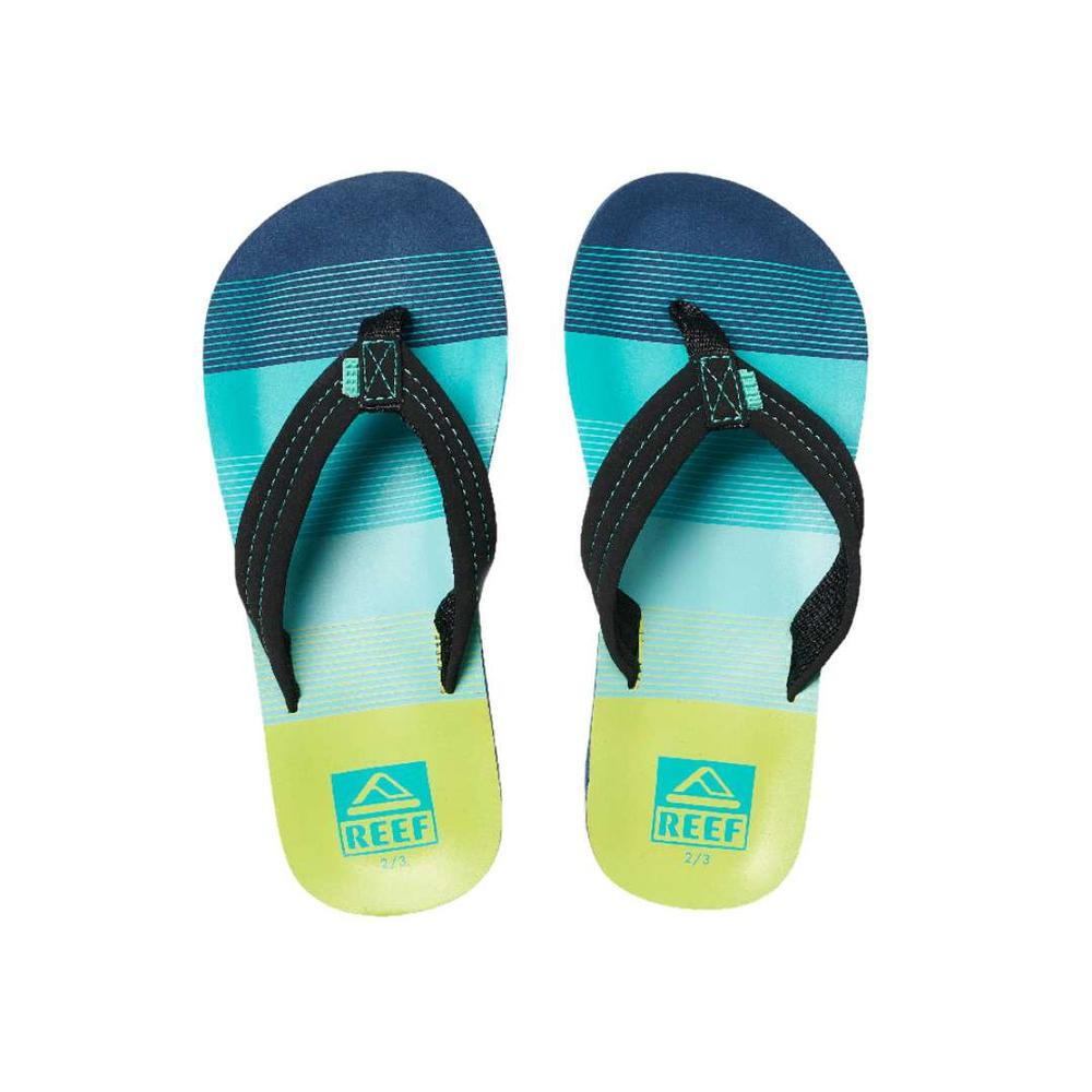 Reef Kids Ahi Sandals AQUAGREENSTRIPE