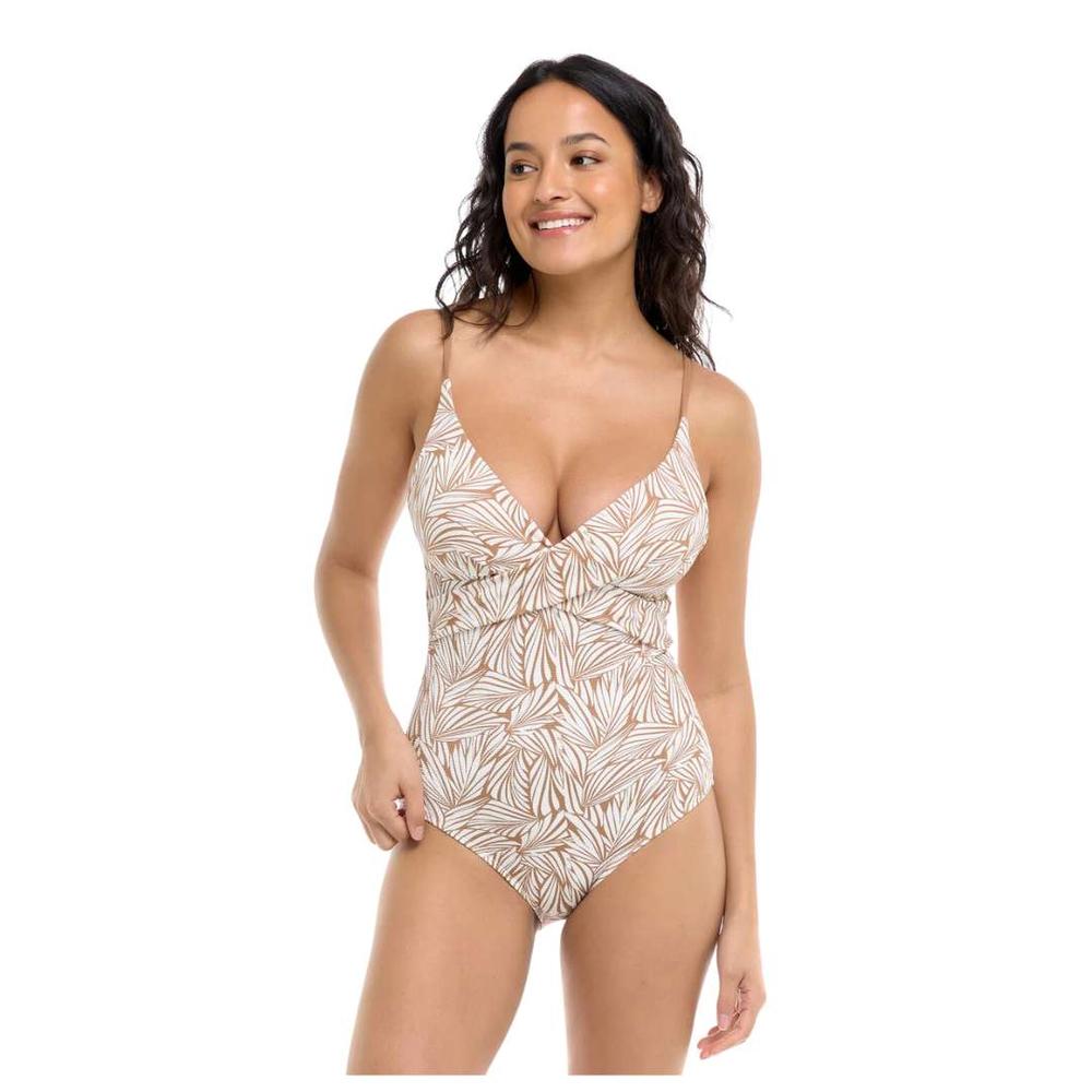 Skye Biomes Dorothy One Piece Swimsuit TAN