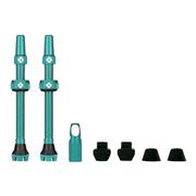 Muc-Off V2 Tubeless Valve Kit - Turquoise, 44mm, Pair