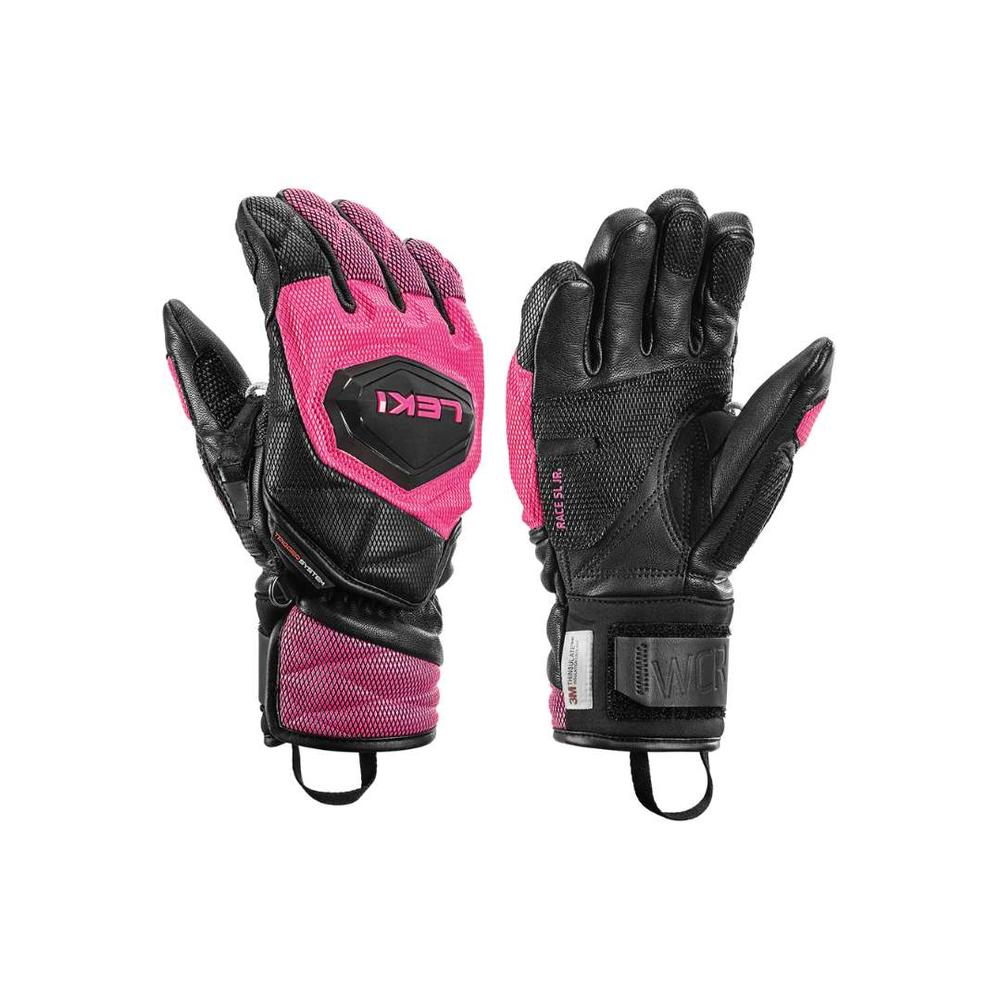 Leki Youth WCR VENOM 3D JUNIOR Ski Racing Gloves PINK