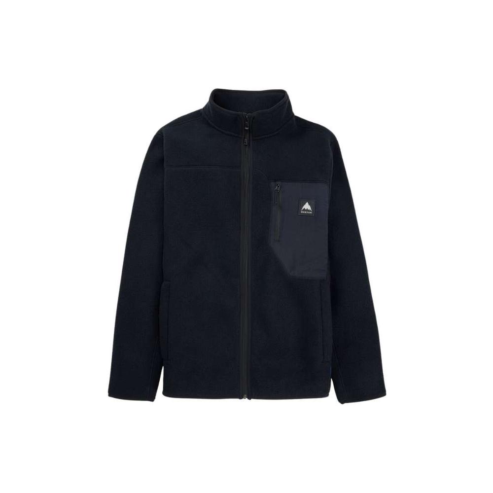 Burton Men's Cinder Full-Zip Fleece TRUEBLACK