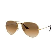 Ray Ban 25 Aviator Large Metal Sunglasses