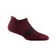 Darn Tough Women's No Show Tab Ultra-Lightweight Running Socks BURGUNDY