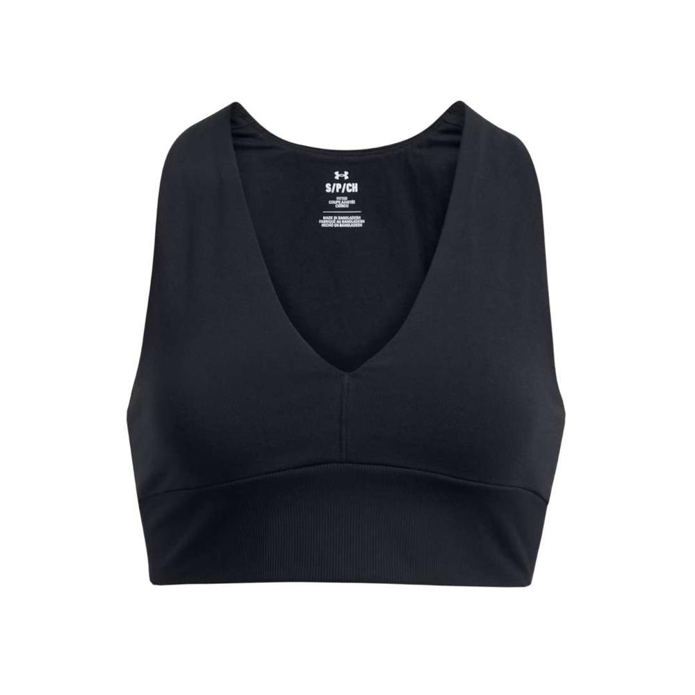 Under Armour Women's Campus Baby Plunge Tank Top BLACKWHITE