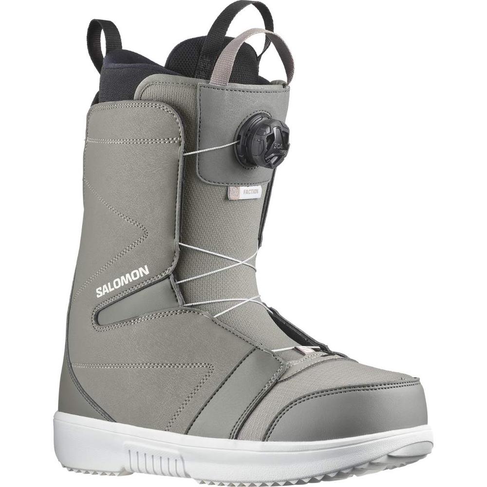 Salomon Faction BOA Men's Snowboard Boots 2025 - Steeple Gray STEEPLEGRAY/PEW