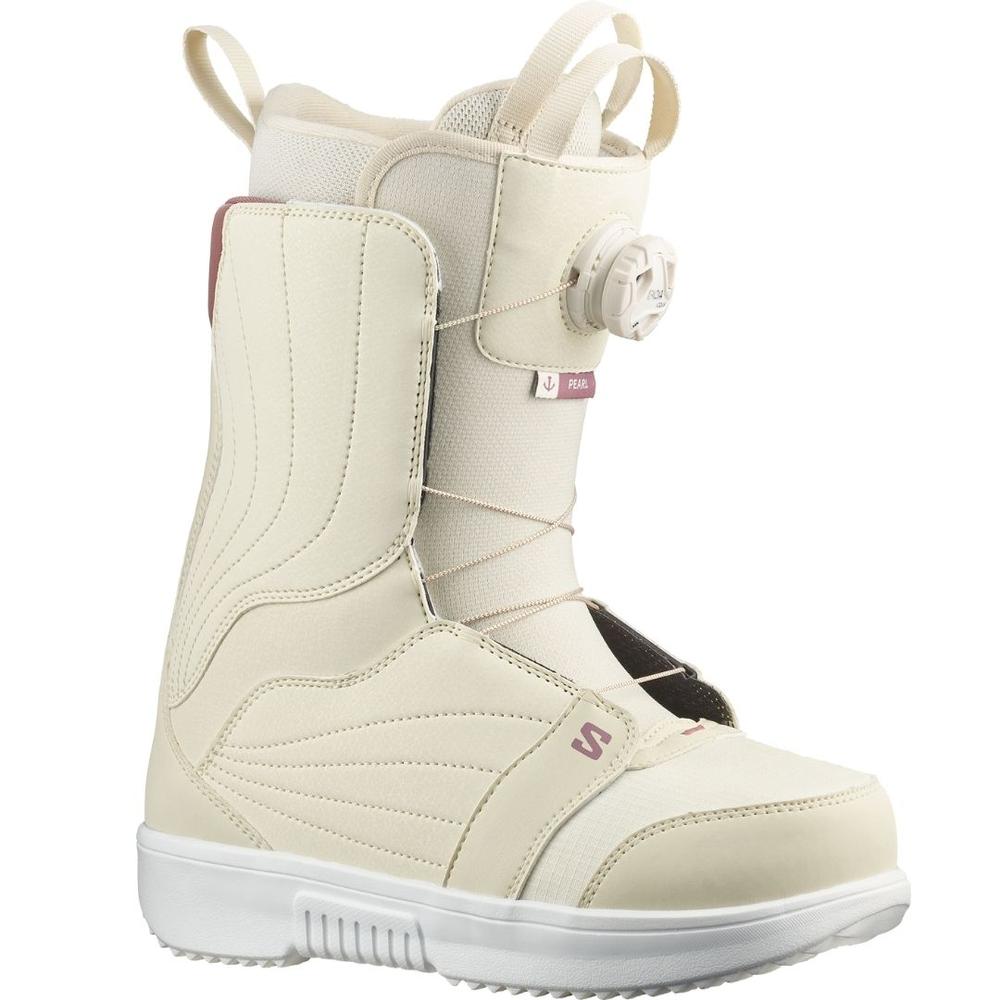 Salomon Pearl BOA Women's Snowboard Boots 2025 - Vanilla VANILLAICE